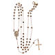 Classic rosary gold colour in 925 sterling silver s5