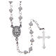 Classic rosary white in 925 sterling silver s2