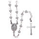 Classic rosary white in 925 sterling silver s1