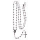 Classic rosary white in 925 sterling silver s4