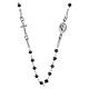 Rosary choker Saint Rita in 925 sterling silver s2