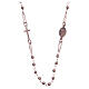 Halskette Rosenkranz aus 925er Silber Santa Rita, rosé s2
