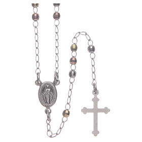 Rosary choker Saint Rita classic model in 925 sterling silver