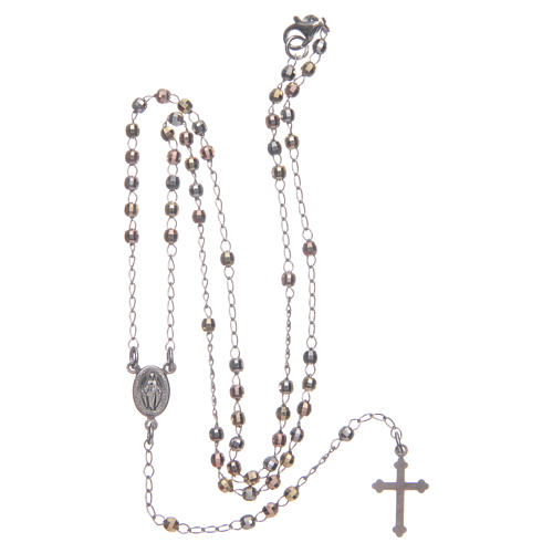 Rosary choker Saint Rita classic model in 925 sterling silver 5