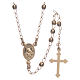 Rosary choker Saint Rita classic model gold in 925 sterling silver s2