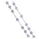 Rosary in 925 sterling silver and chalcedony, 6 mm s3