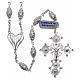 Rosary in 800 sterling silver filigree 14x6 mm s1