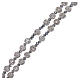 Rosario argento 925 e strassball perla 6 mm s3