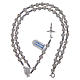 Rosario argento 925 e strassball perla 6 mm s5