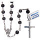 Rosary in 925 sterling silver with mexican agate s2
