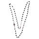 Rosary choker silver with 4,7 mm hematite sphere s3