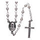Rosario classico AMEN Giubileo perle strass e argento 925 s2