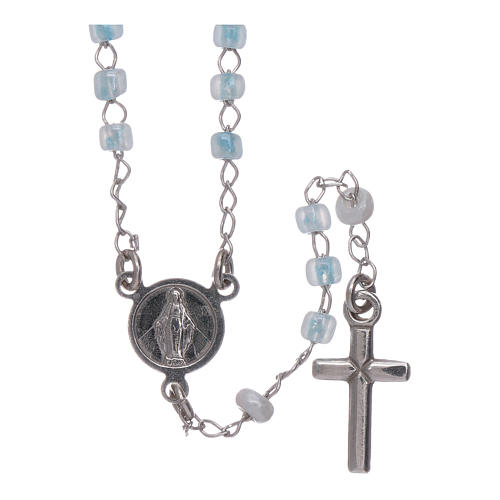 Rosario classico junior AMEN argento 925 e cristalli 1