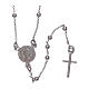 Classic rosary AMEN in 925 sterling silver Saint Benedict s1