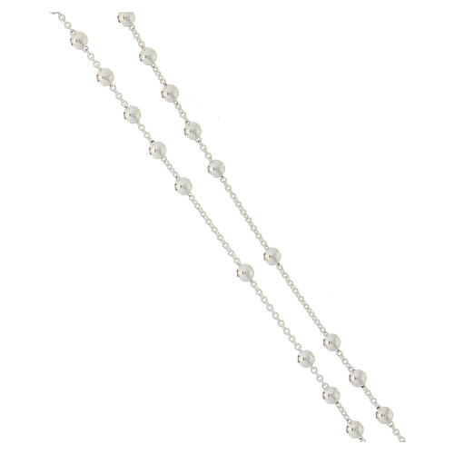 Rosario argento 925 tondo 4 mm 3