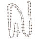 Filigree rosary round beads 4 mm 925 silver s4