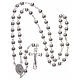 Rosary in lined 925 silver diameter 5 mm s4