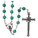 Rosary in real agate with thread in 925 silver diameter 6 mm s1