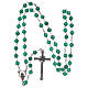 Rosary in real agate with thread in 925 silver diameter 6 mm s4