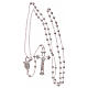 Rosary in 925 silver with snap hook 3 mm s4