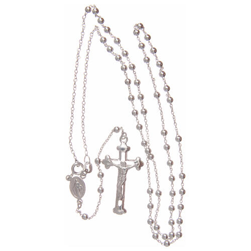 Rosary 925 silver lobster clasp 3 mm 4