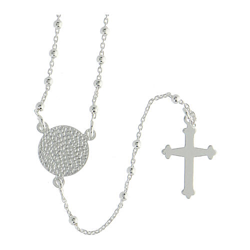 Rosenkranz Pater Pio Silber 925 1.5mm Perlen 2