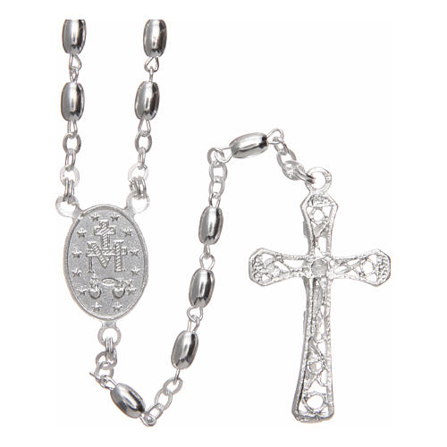 Rosary in 925 silver diameter 3 mm 2