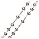 Crystal rosary 6 mm 925 silver chain s3
