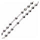 Rosary 925 silver faceted beads 4 mm s3