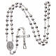 Rosary 925 silver faceted beads 4 mm s4