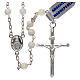 Rosary in mother-of-pearl 925 silver 5 mm s1