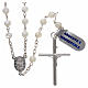Rosary in mother-of-pearl 925 silver 5 mm s2