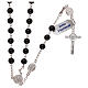 Rosary of Saint Benedict, 925 silver and onyx s1