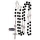 Rosary of Saint Benedict, 925 silver and onyx s4