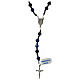 Rosary in 925 silver and lapis s1