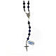 Rosary in 925 silver and lapis s2