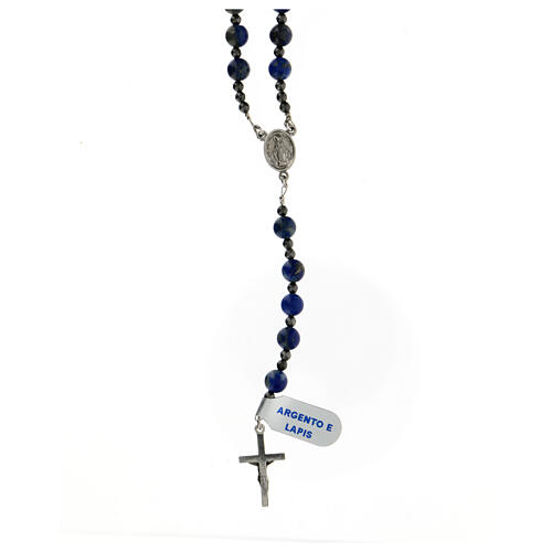 Rosario argento 925 e lapis 2