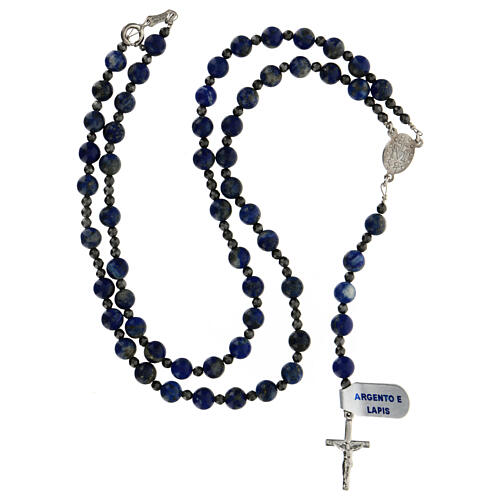 Rosario argento 925 e lapis 4