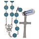 Rosary in angelite and 925 silver s2