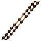 Rosary tiger eye beads 925 silver cross and hematite s3