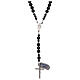 Rosary in onyx and 925 silver s2