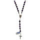 Rosary with cross in 925 silver and amethyst s2