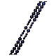 Rosary in 925 silver and lapis grains s3