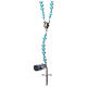 Rosary in 925 silver and turquoise stone s1