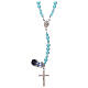 Rosary in 925 silver and turquoise stone s2