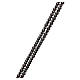 Rosario croce ed ematite argento 925 e grigio s3