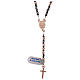 Rosary in rose 925 silver and grey hematite s2