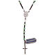Rosary 925 silver hematite and aventurine beads s2