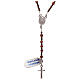 Rosary of 925 silver, goldstone and hematite s1