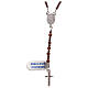 Rosary of 925 silver, goldstone and hematite s2